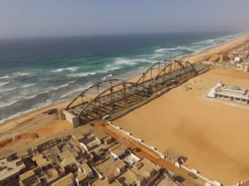 BARBOT - Senegal - Dakar 350 m Arch Bridge Steel Construction Manufacturing