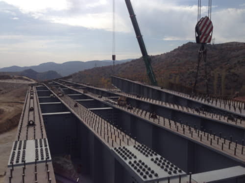 KOLİN İNŞAAT - KGM HEKİMHAN Steel Bridge Manufacturing and Installation