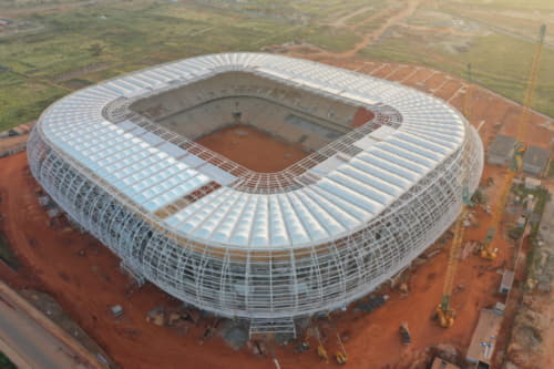 Summa A.Ş-Senegal Stadium Steel Roof Manufacturing and Installation
