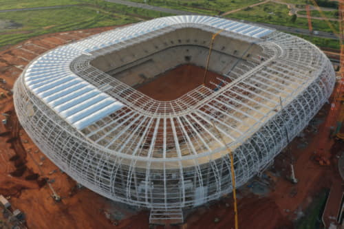 Summa A.Ş-Senegal Stadium Steel Roof Manufacturing and Installation