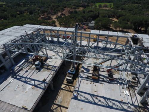 YAZICI DEMİR ÇELİK A.Ş. - Antalya-Congress Center Roof Steel Manufacturing and Installation