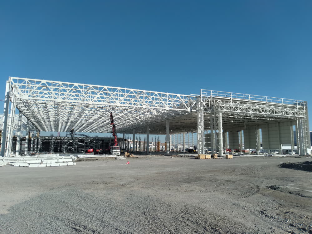 KOLİN-TUSAŞ IHA Installation Hangar Steel Manufacture and Installation