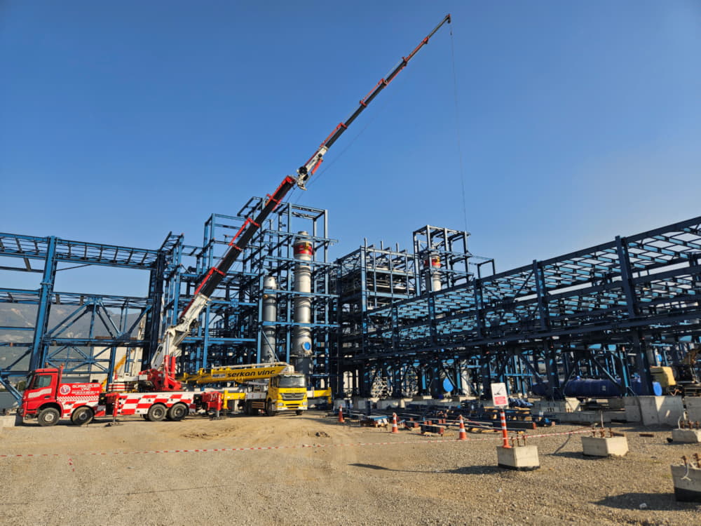 OYAK-Carbon Black Plant Project Steel Manufacture and Installation