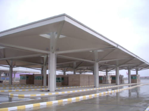 ÖZTAŞ CONSTRUCTION - Kapıkule Border Gate Steel Construction Manufacturing and Installation