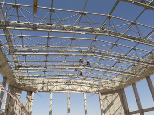 VOLGA CONSTRUCTION - Turkmenistan Polytechnic Institute Steel Manufacturing and Assembly